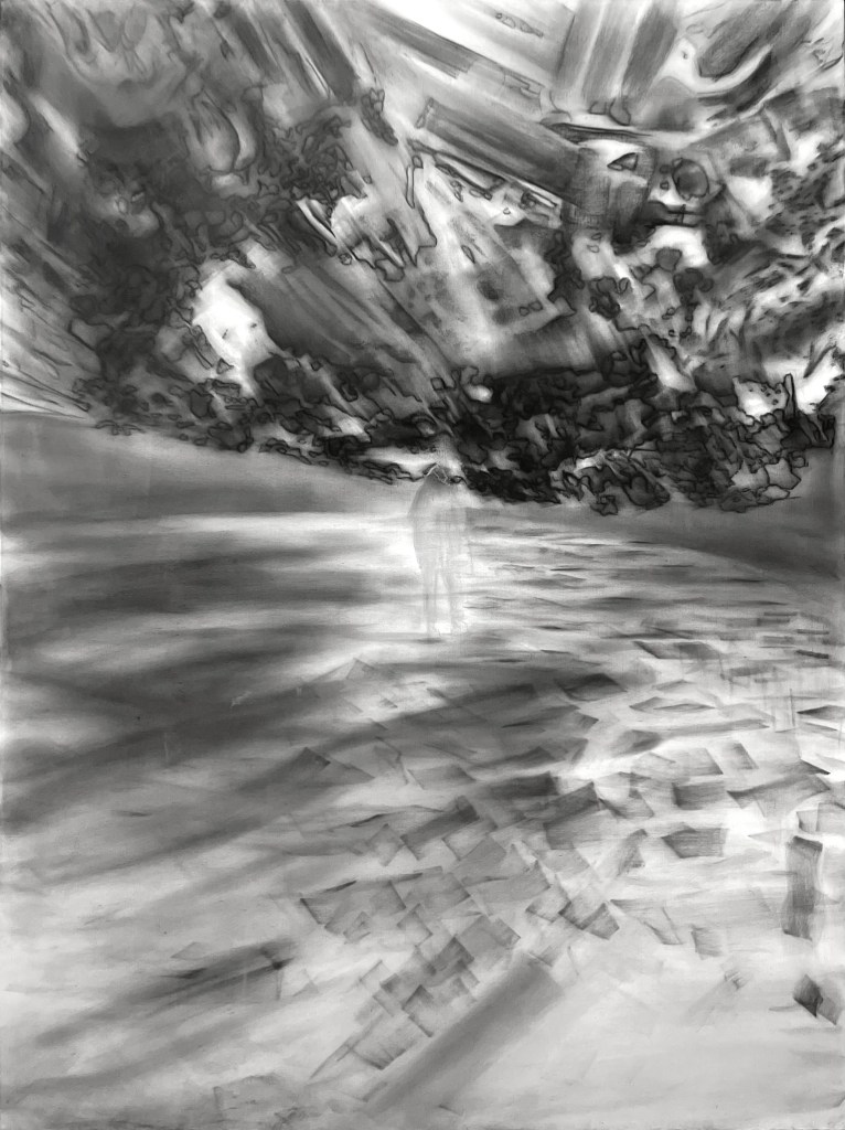 "Paralleel C"
120 x 90 cm
charcoal on canvas
from exhibition "Paralleelpotentsiaalid"